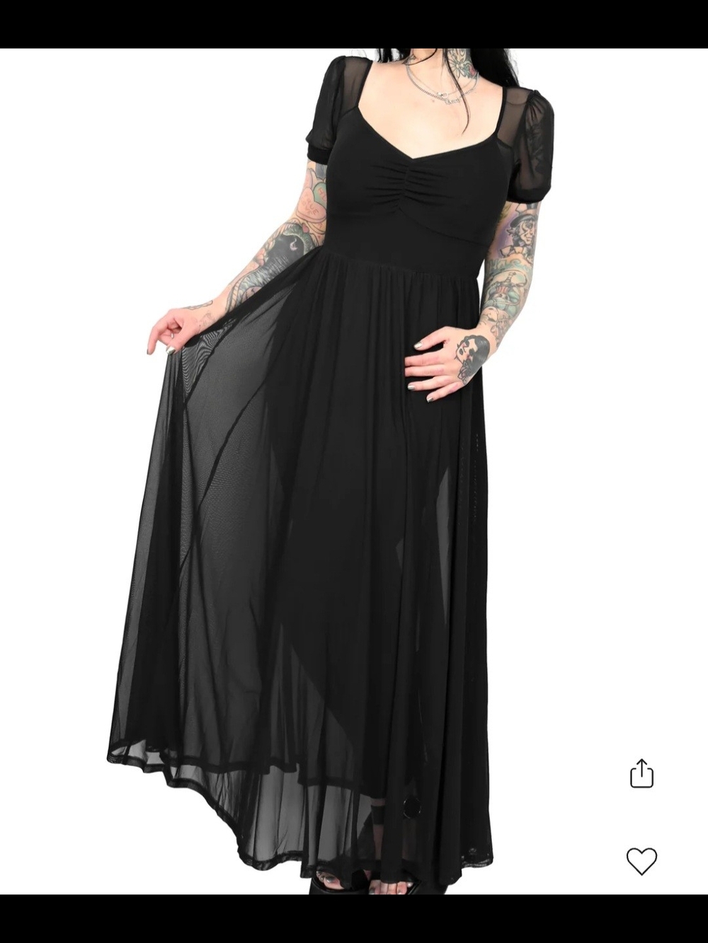 Foxblood Lily Mesh Maxi Dress Size Medium.